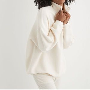 Aerie Good Vibes Corded Oversized Quarter zip